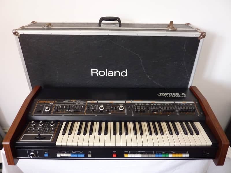 Roland Jupiter 4 with HamburgWave Midi - Serviced