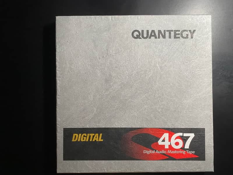 Quantegy 467 1/2" x 4800' Audio Mastering Tape Never Used 1999 - Silver