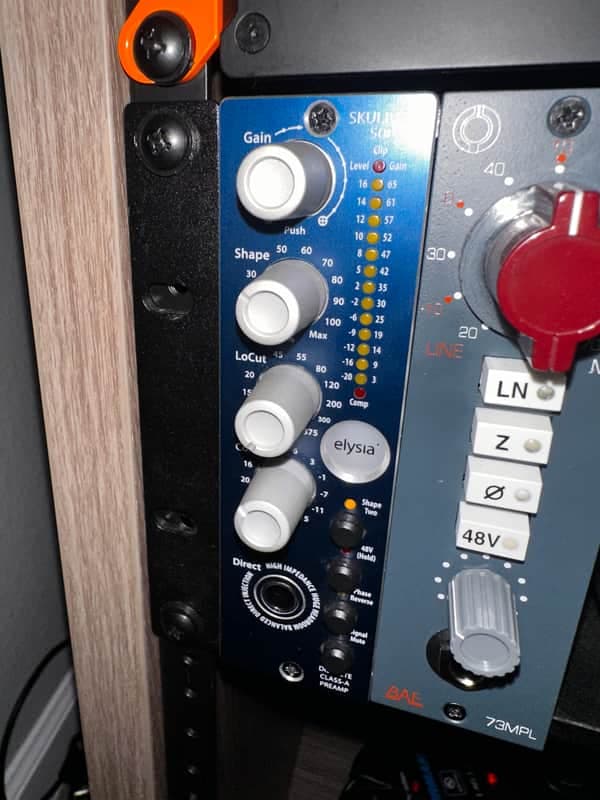 Elysia skulpter 500 Discrete 500 Series Class-A Mic Preamp Module 2010s - Blue