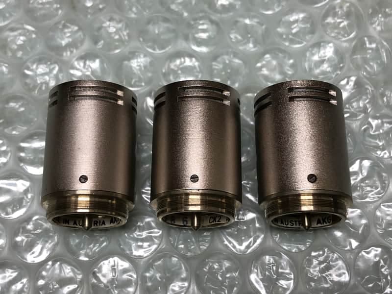 AKG CK 2 Omni Capsules for C 451 E/EB - 1970s * Set of Three * CK2