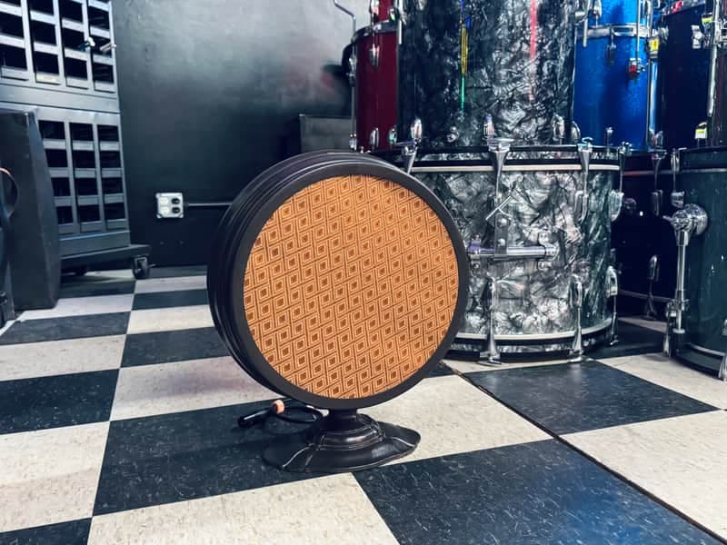 Tonal Eclipse Sub Kick made from Modified Antique Speaker enclosure 12” Early 20th century / 2025