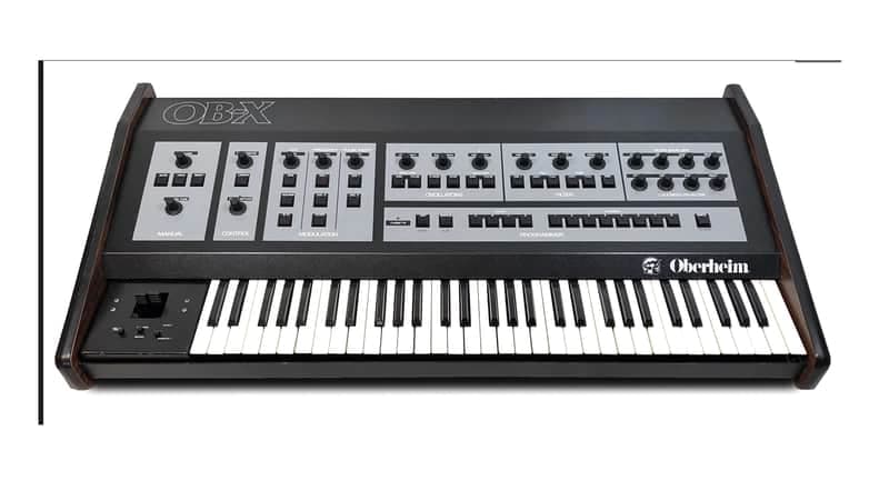 Oberheim OB-X with Kenton Midi