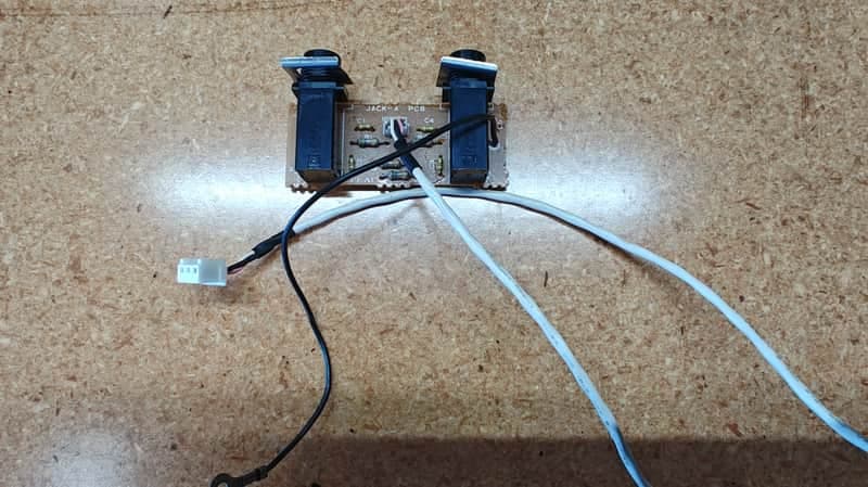 Tascam 688 jack a pcb 52102766-00, headphones output, 8 track portastudio