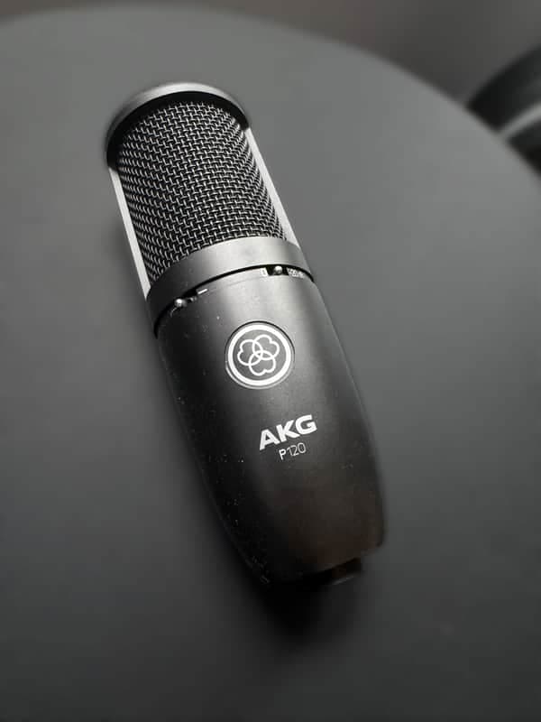 AKG P120 General-Purpose Medium Diaphragm Cardioid Condenser Microphone 2010s - Black