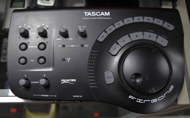 TASCAM Fire One Audio-Midi Control Unit w/ Power Supply – Used - Black
