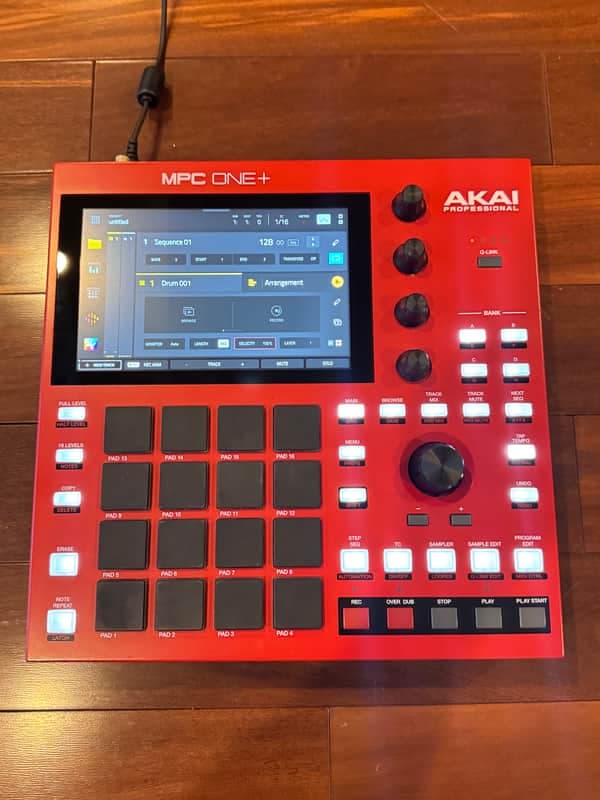 Akai MPC One + Standalone MIDI Sequencer 2023 - Present - Red