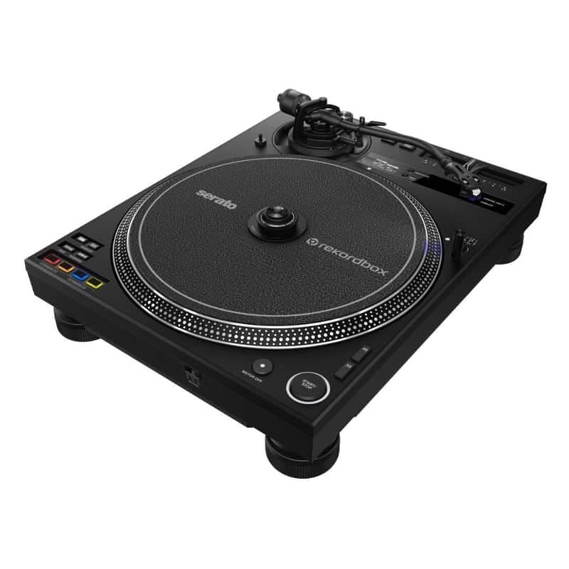 Pioneer DJ PLX-CRSS12 Professional Direct Drive Turntable with DVS Control, Robust and Elegant Design and OLED Display for DJs (Black)