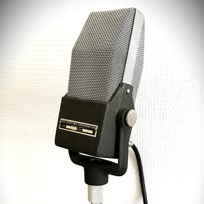Rare 1930's-40's Lifetime Model 90 Ribbon Microphone-works great-w/cable & stand