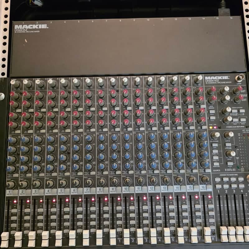 Mackie CR1604-VLZ 16-Channel Mic / Line Mixer 1997 - 2002 - Manual and Gator Case Included!