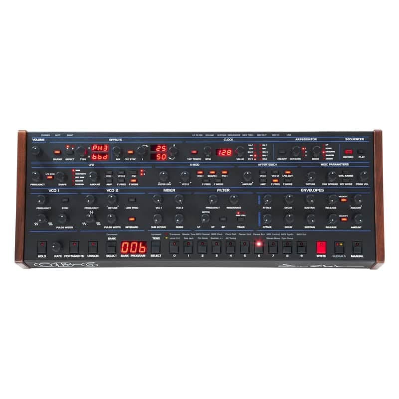 Sequential OB-6 Desktop Polyphonic Analog Synthesizer - Open Box, Like New