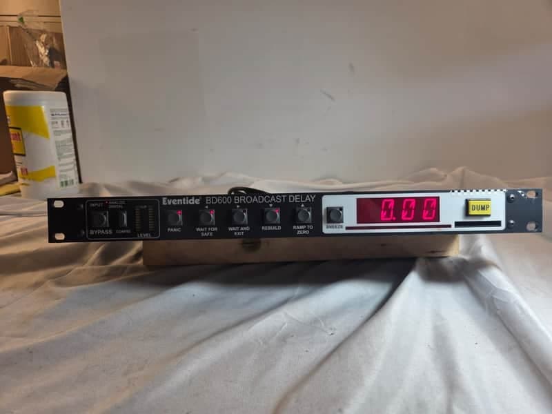 Eventide BD600 Broadcast Profanity Delay Digital Audio Processor Tested Working