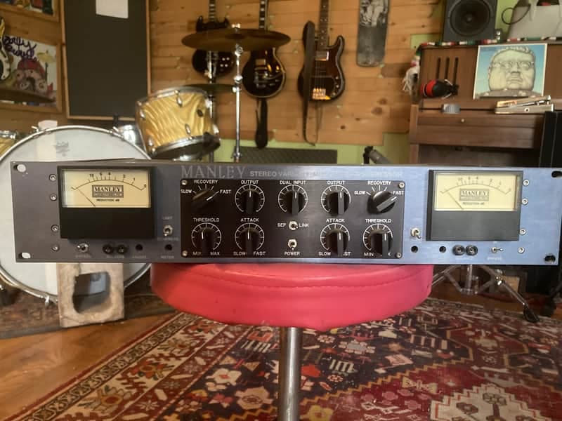 Manley Labs Variable MU Stereo Tube Compressor Limiter 2000s - Purple