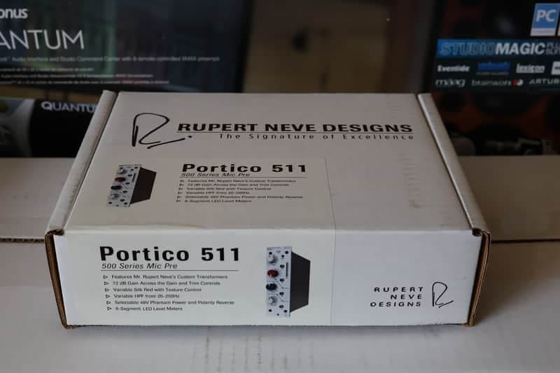Rupert Neve Designs Portico 511 500-Series Mic Pre Module with Silk 2013 - Present - White