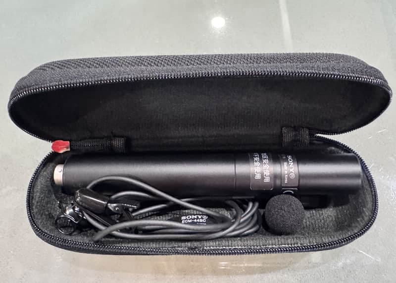 Sony ECM 44B Omnidirectional Lavalier Microphone 2004 - Present - Black