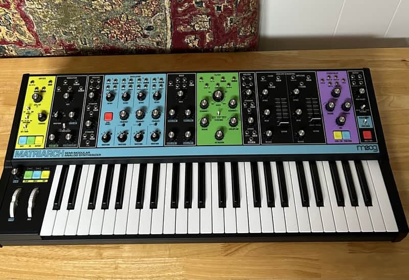 Moog Matriarch 49-Key Semi-Modular Analog Synthesizer 2019 - Present - Black / Multi-Colored Panel