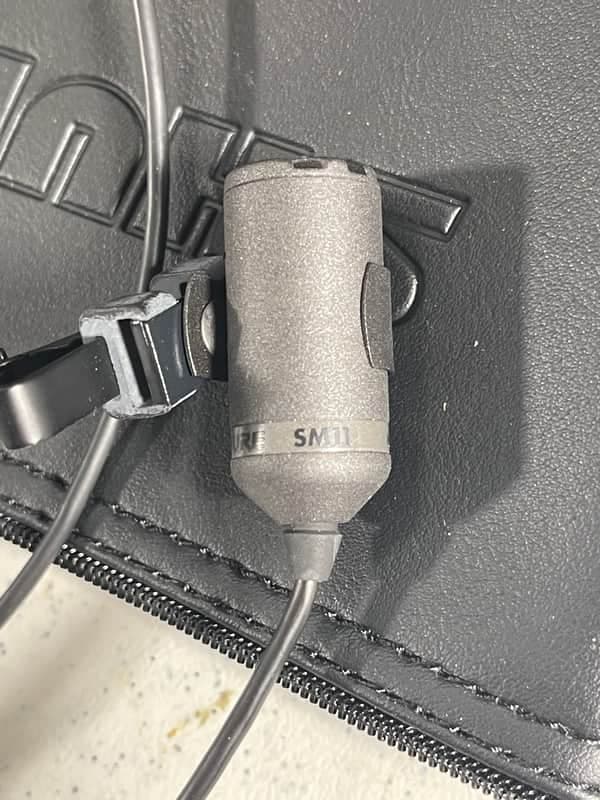 Shure SM11 Omnidirectional Dynamic Lavalier Complete kit with XLR MINT MINT MINT
