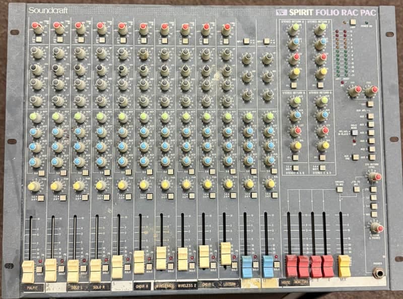 Soundcraft Soundcraft Spirit Folio Rac Pac Vintage Analog Mixer 1995