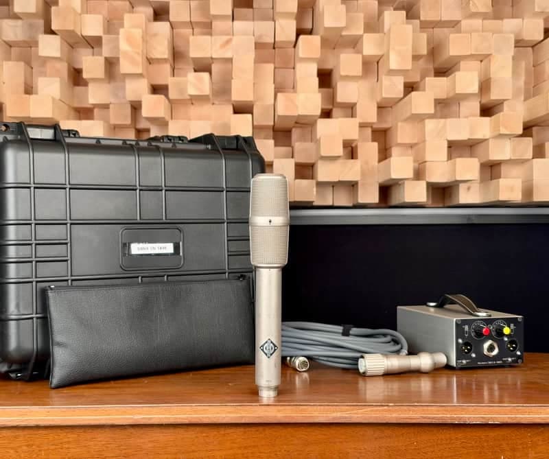 Vintage Neumann SM69 Stereo Tube Condenser Microphone. Stereo U67 M269.