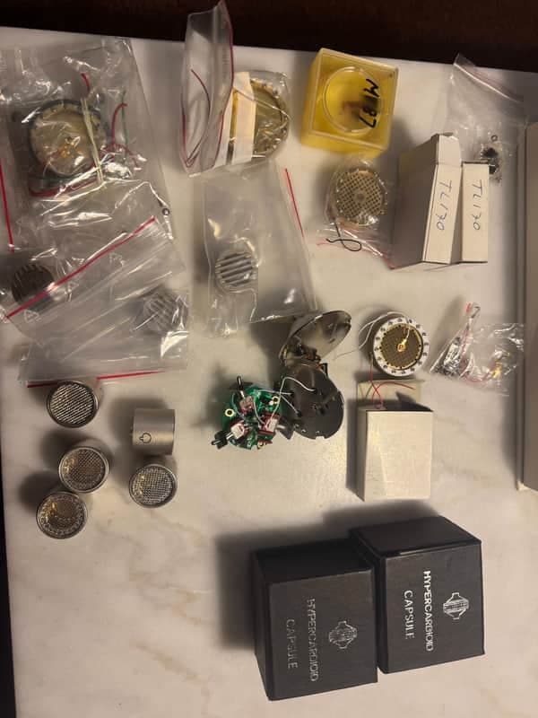 Sontronics capsules etc.