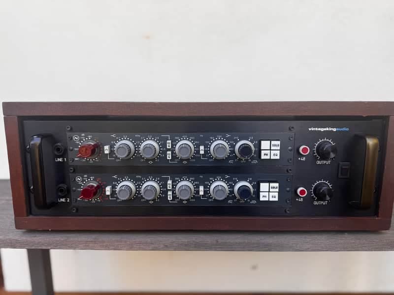Neve 1081 2CH Mic Preamp / EQ Module Pair -in VK Rack