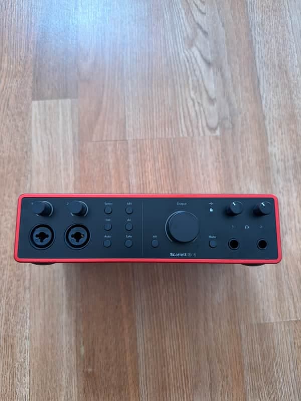 Focusrite Scarlett 16i16 4th Gen USB Audio Interface 2024 - Present - Red