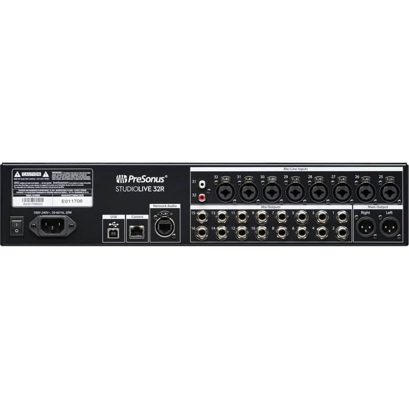 PreSonus StudioLive 32R - 34-Input, 32-Channel Series III Stage Box & Rack Mixer (Open Box)