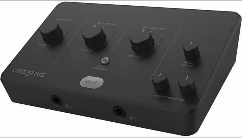 Creative Labs Live! A3 USB-C Audio/Midi Interface 2010's - Black
