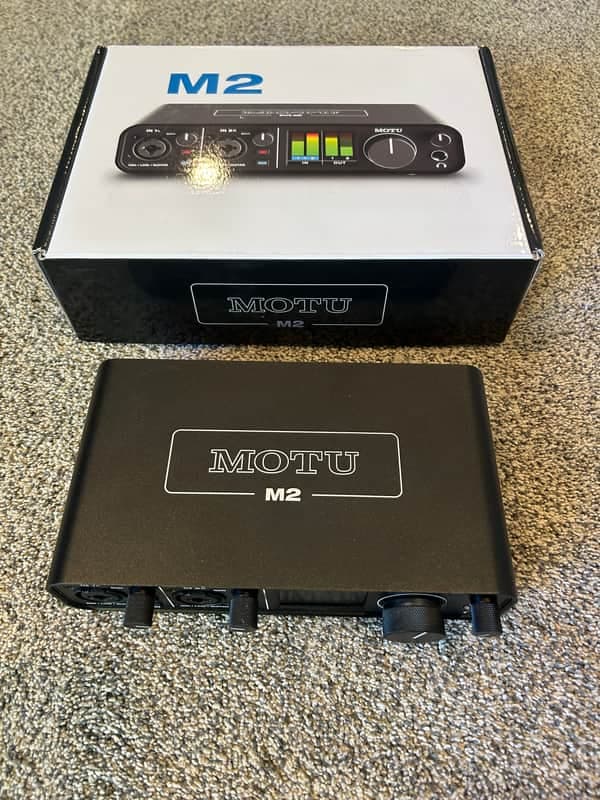 MOTU M2 USB-C Audio Interface - Black