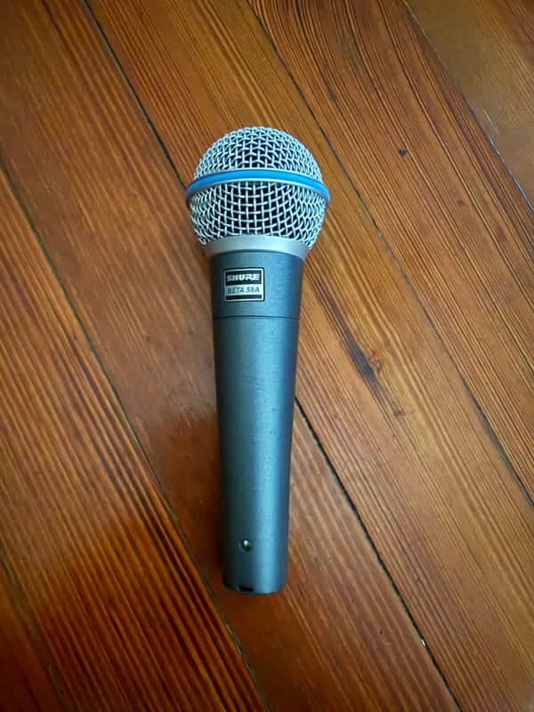 Shure BETA 58A Handheld Supercardioid Dynamic Microphone 1996 - Present - Black