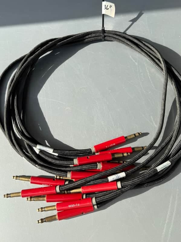 Switchcraft 1/4” Long Frame Patch Cables 36”