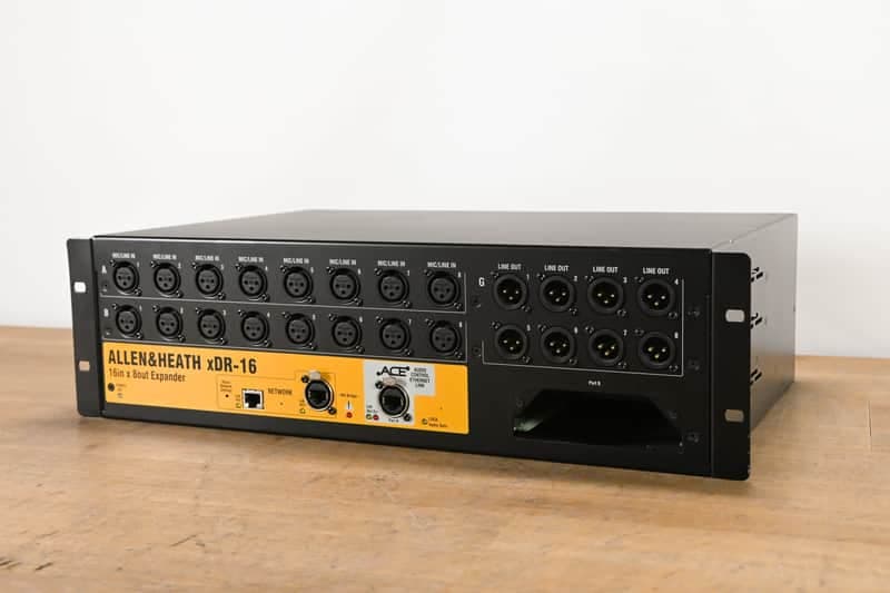 Allen & Heath xDR-16 16-Input/8-Output Expander for iLive Mixing Systems CG016JM