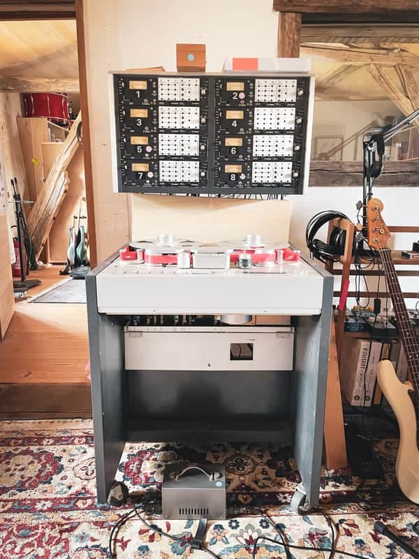 Studer A80 8-tracks fully recapped / restored