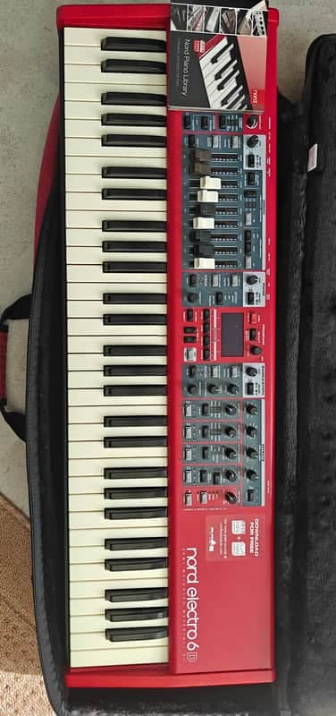 Nord Electro 6D SW61 Semi-Weighted 61-Key Digital Piano 2018 - 2022 - Red