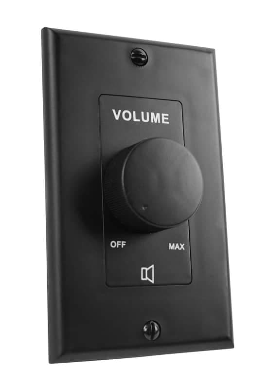 Rockville VOL7035 35w 70v Black Wall Volume Control Zone Controller Box 1-Gang