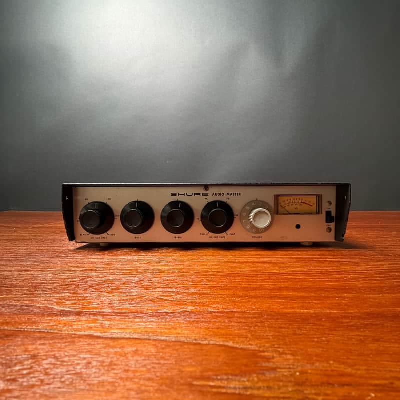 Shure M63 transformer balanced peamp eq equalizer Audio Master Broadcast Preamp