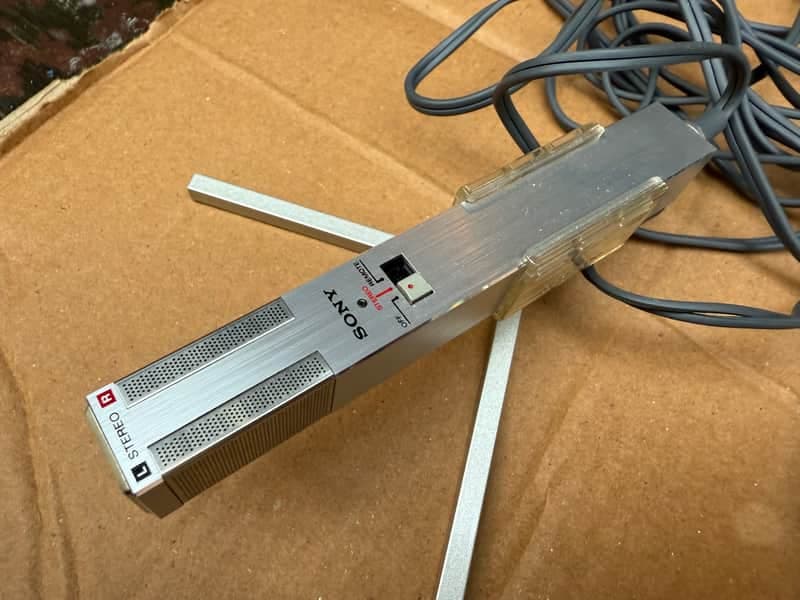 Sony Electret ECM stereo condenser microphone 949T / vintage made in Japan