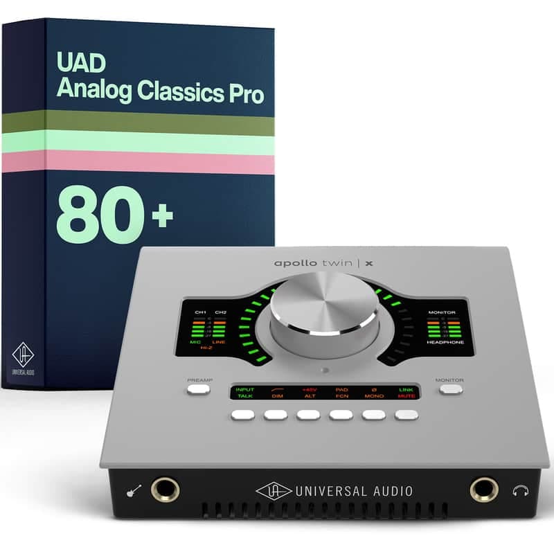 Universal Audio Apollo Twin X QUAD | Gen 2 Studio+ Edition Thunderbolt Interface