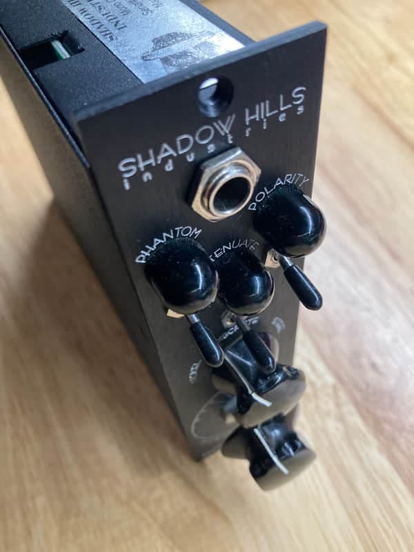 Shadow Hills Mono GAMA 500 Series Mic Preamp Module 2010s - Black