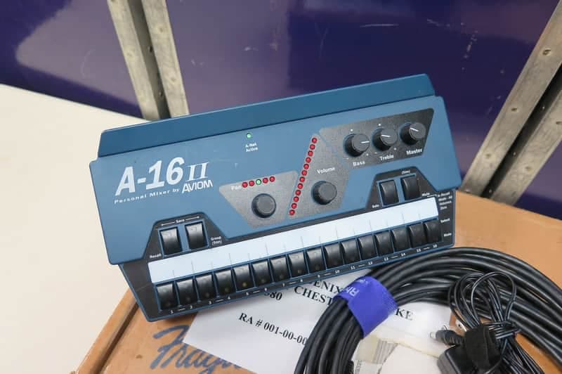 Aviom A-16II Personal Mixer 2010s - Blue