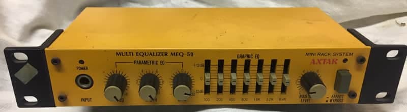 AXTAR MEQ50 Equalizer Graphic & Parametric 1980 Half Rack