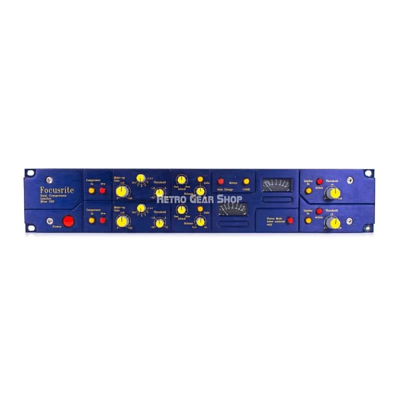 Focusrite Blue 230 Dual Compressor Limiter Vintage Rare Analog Comp