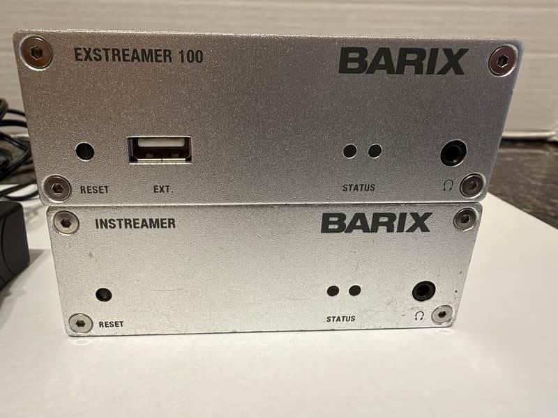 Barix Instreamer and Extreamer Network Audio Encoder and Decoder IP Streaming
