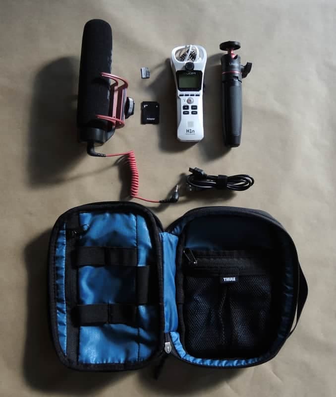Zoom, H1n, Rode, VideoMic, Field Recording Kit with Thule Pouch
