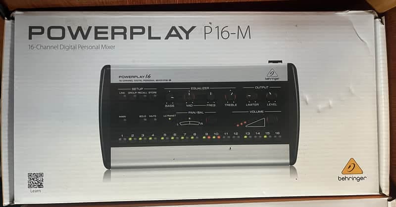 Behringer Powerplay P16-M 16-Channel Digital Personal Mixer