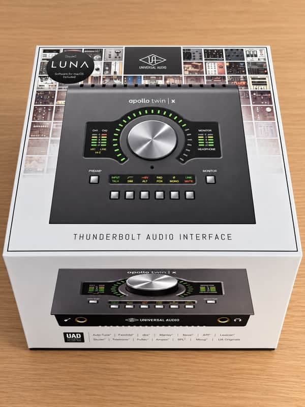 Universal Audio Apollo Twin X Gen 1 DUO + Large UAD Plug-In Collection + Original Box