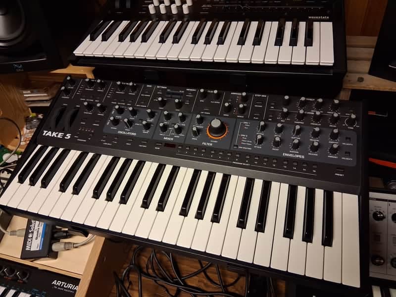 Sequential Take 5 44-Key 5-Voice Compact Polyphonic Synthesizer 2021 - Present - Black