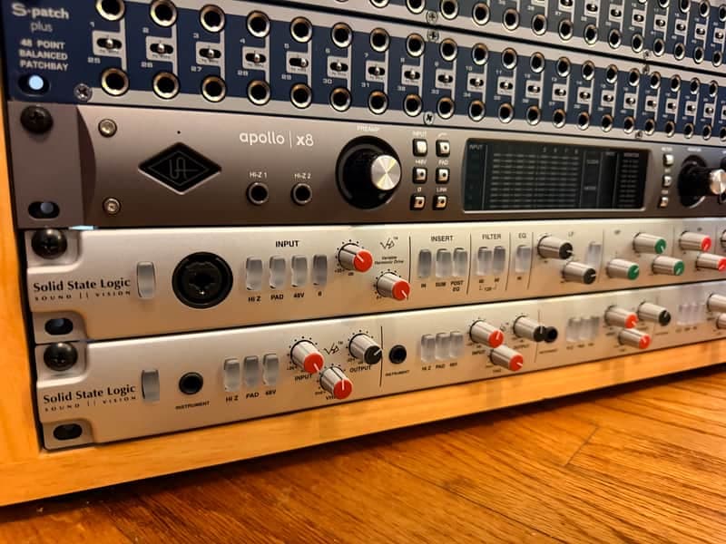 Solid State Logic XLogic Alpha VHD Pre 4-Channel Microphone Preamp 2007 - 2020 - Silver