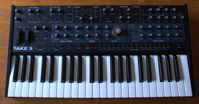 Sequential Take 5 44-Key 5-Voice Compact Polyphonic Synthesizer 2021 - Present - Black