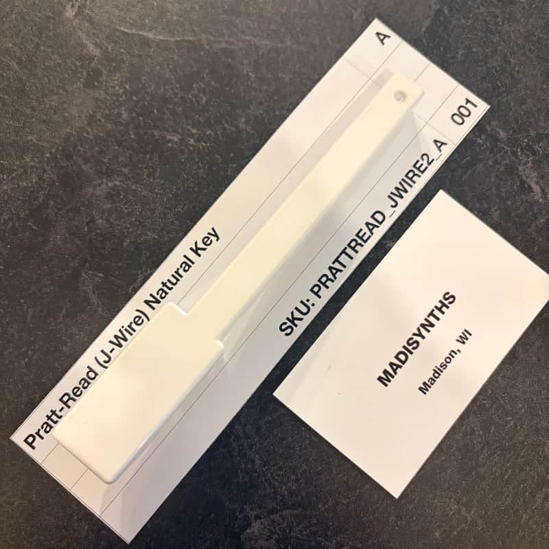 ORIGINAL Pratt Read Replacement A Key (J-Wire Keybeds) for ARP 2500/2600, Moog Minimoog, Oberheim OBX/OBXa/OB8, Sequential Prophet-5/10, PPG Wave 2.2, EML 500, and more
