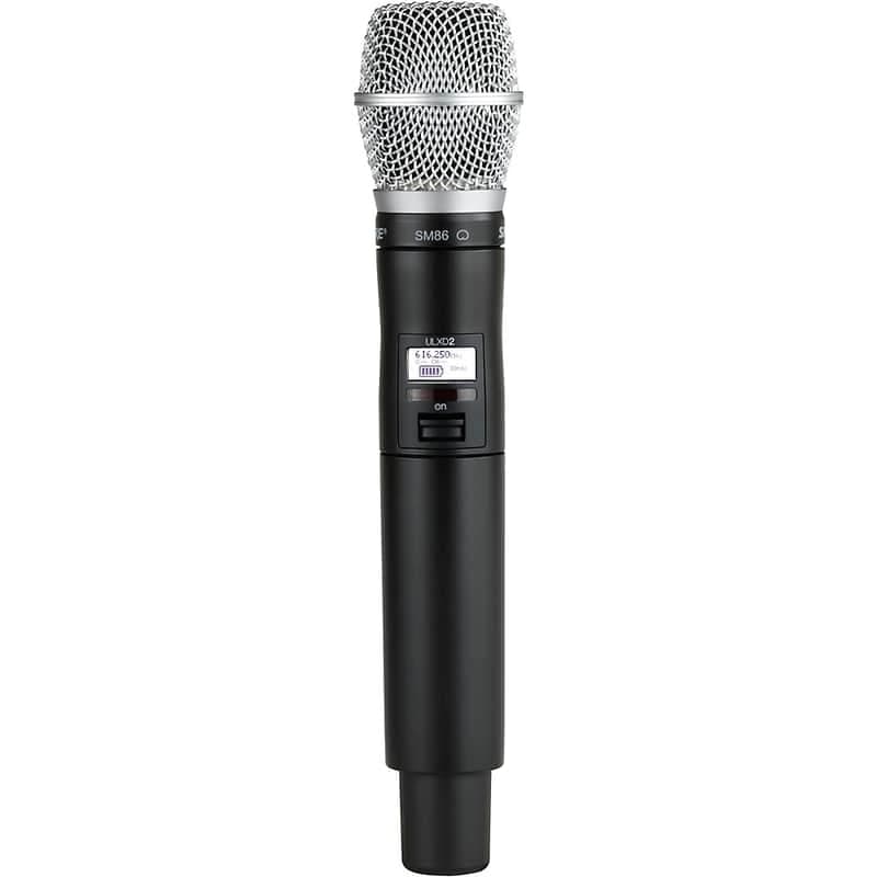 Shure ULXD2/SM86 Handheld Transmitter With SM86 Microphone, 174-216mHz Regular Band V50